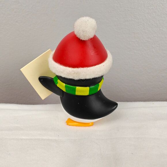 Hallmark 2009 Sign of the Times Penguin Ornament Christmas Holiday Cute 2.5” - Picture 7 of 9